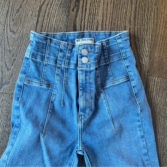 We The Free Classic Blue Wide Leg Jeans - Picture 3 of 6